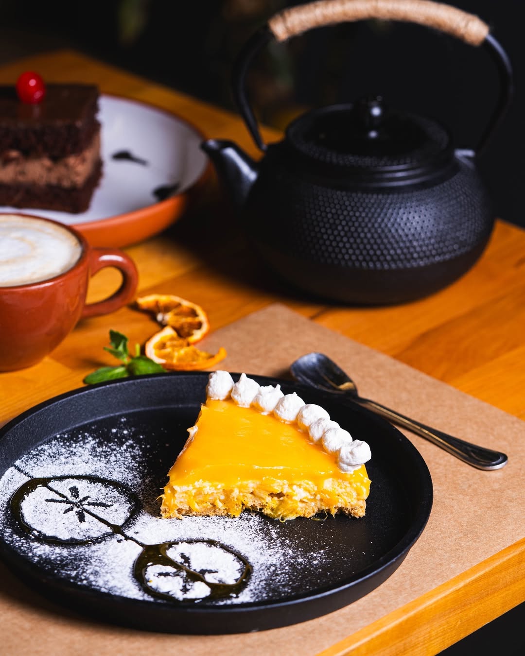 Postres caseros del restaurante Taruka Bistró en Viña del Mar